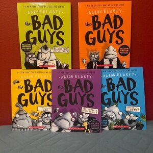 The Bad Guys Box Set: Books 1-5 (Hardcover) NWOT